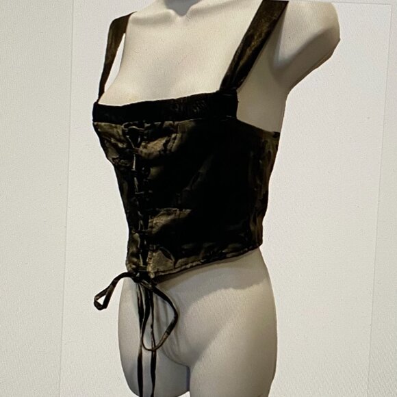 MORE TO COME CELESTE CROP TOP NWT XS - Picture 4 of 4